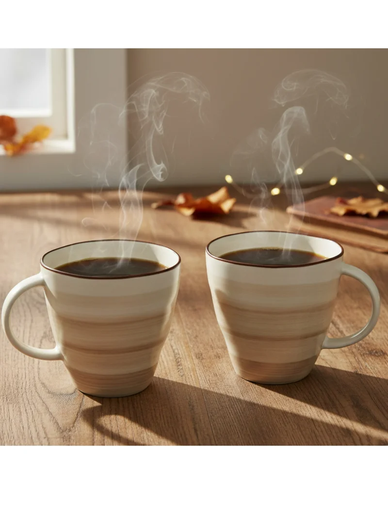 Fissman 2-Piece Mugs Glide 375ml (Porcelain)